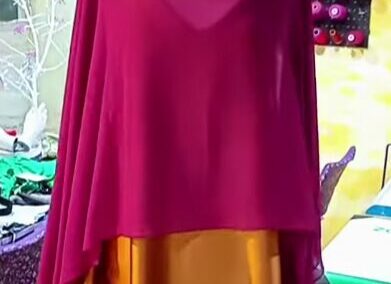 Leveza e Cor: A Versatilidade da Nossa Echarpe em Chiffon Magenta